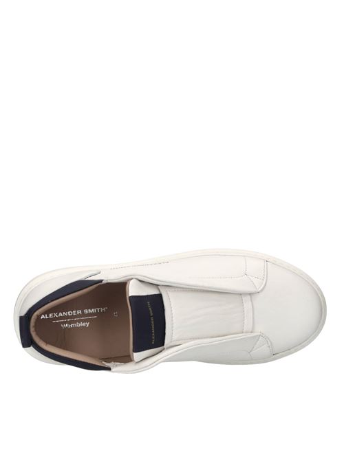  ALEXANDER SMITH | WEMBLEY SLIP-ON MAN WLM 2382BIANCO-BLU